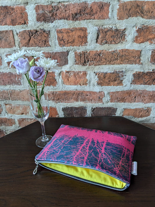 Notgreymade printed bag - Forest pink design