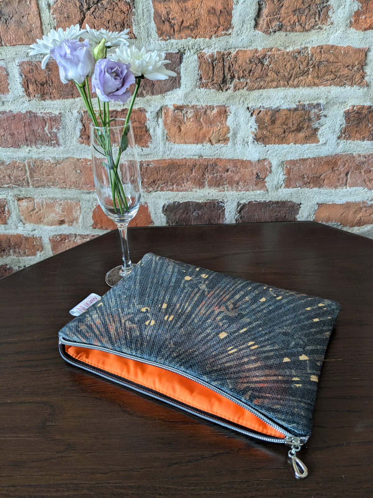 Notgreymade printed bag - Journey through the stars design