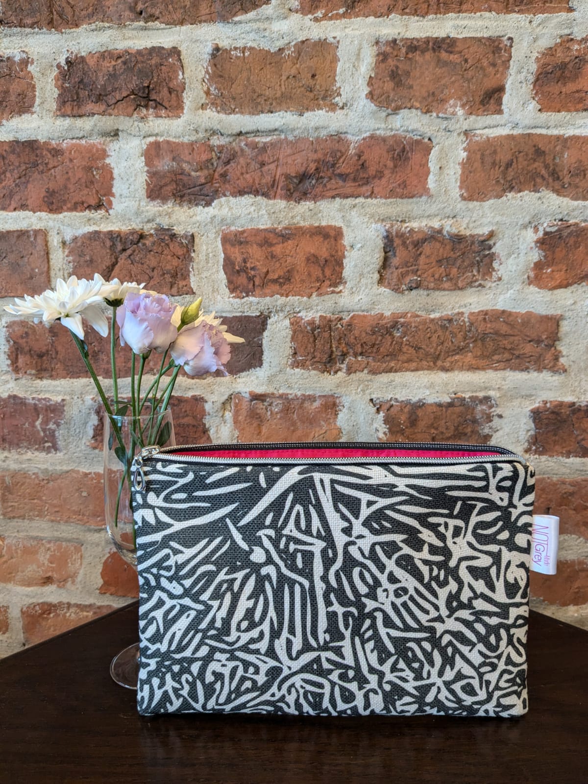 Notgreymade printed bag - Lava black design